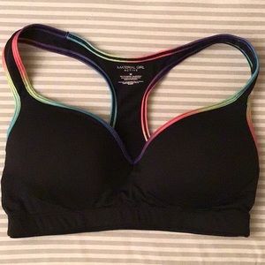 (2) MATERIAL ACTIVE Racer Back Sports Bra